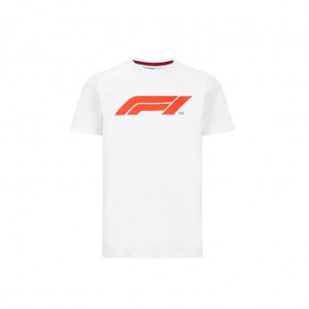 Formula 1 tricou de bărbați logo white 2020