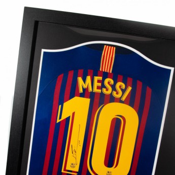 Legende tricou înrămat FC Barcelona Signed Shirt Silhouette