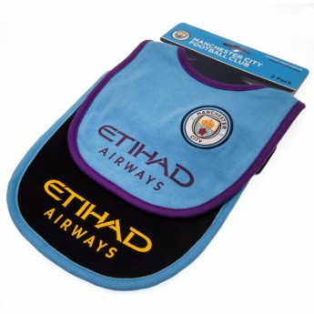 Manchester City bavetă de copii 2 Pack Bibs PL