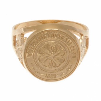 FC Celtic inel 9ct Gold Crest Ring Small