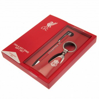 FC Liverpool pix și breloc executive set red