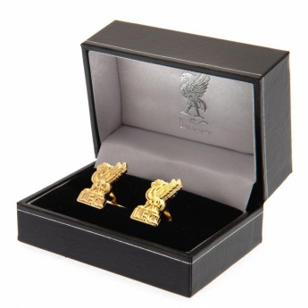 FC Liverpool butoni Gold Plated Cufflinks LB
