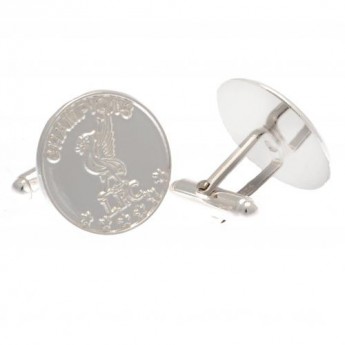 FC Liverpool butoni Champions Of Europe Sterling Silver Cufflinks