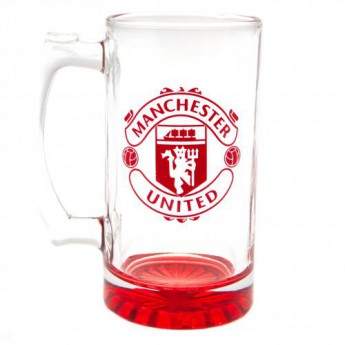 Manchester United pahare Stein Glass Tankard red
