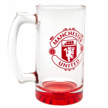 Manchester United pahare Stein Glass Tankard red