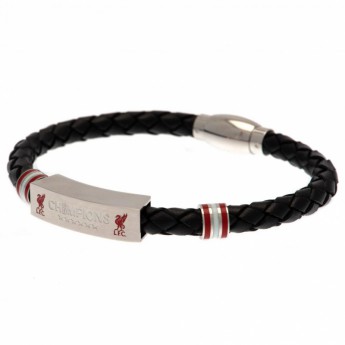 FC Liverpool brățară de piele Champions Of Europe Leather Bracelet