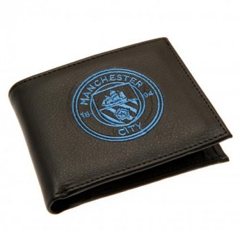 Manchester City portofel din piele tehnică Embroidered