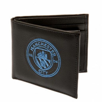Manchester City portofel din piele tehnică Embroidered