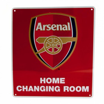 FC Arsenal semn pe perete red home changing room