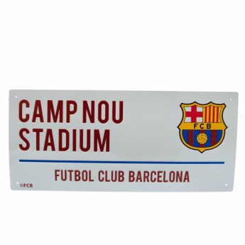 FC Barcelona semn pe perete Street Sign