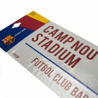 FC Barcelona semn pe perete Street Sign