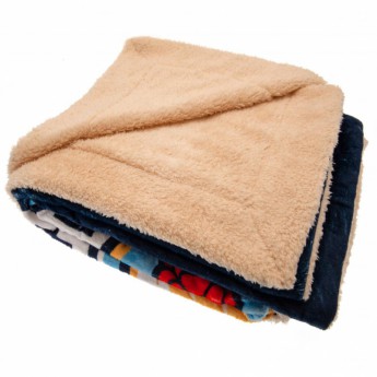 Manchester City pătură de lână Sherpa Blanket