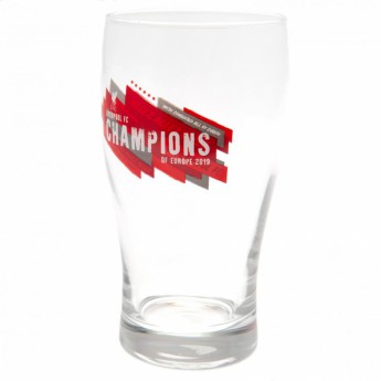 FC Liverpool pahare Champions of Europe Tulip Pint Glass