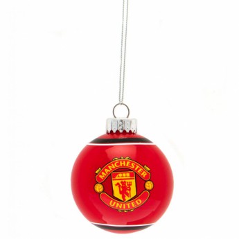 Manchester United decorațiuni de Crăciun Glass Bauble