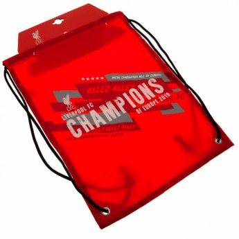 FC Liverpool geantă sport Champions of Europe Gym Bag