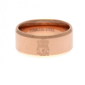 FC Liverpool inel Rose Gold Plated Ring Medium