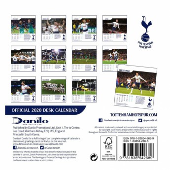Tottenham Hotspur calendar de birou 2020