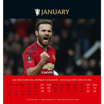 Manchester United calendar de birou 2020