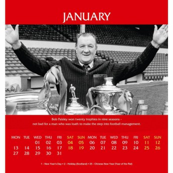 FC Liverpool calendar de birou 2020