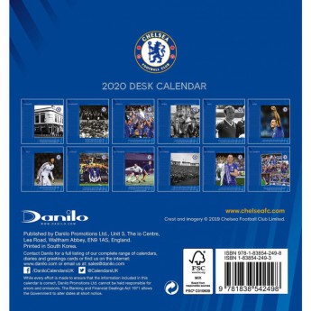 FC Chelsea calendar de birou 2020