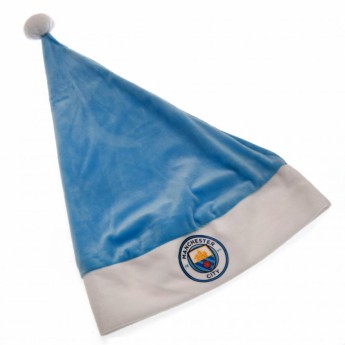 Manchester City căciulă Moș Crăciun logo