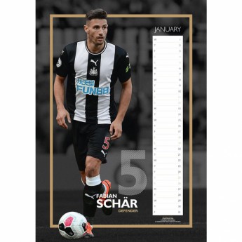 Newcastle United calendar 2020 Team A3
