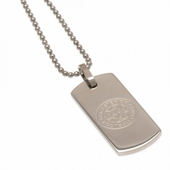 Leicester City lănțișor de gât cu pandantiv câine Dog-Tag & Chain