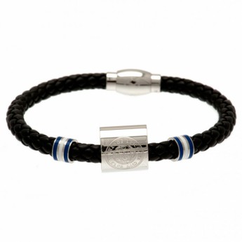 Leicester City brățară de piele Colour Ring Leather Bracelet