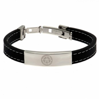 Leicester City brătară din silicon Stitched Silicone Bracelet BK