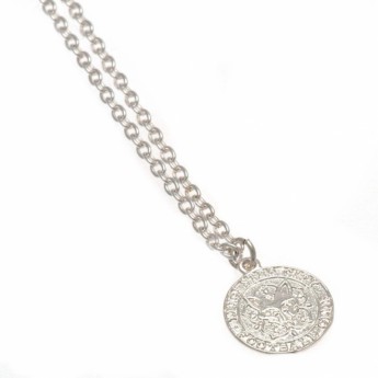 Leicester City lănțișor de gât cu pandantiv Silver Plated Pendant & Chain