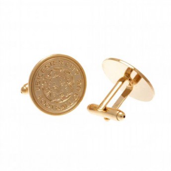 Leicester City butoni Gold Plated Cufflinks