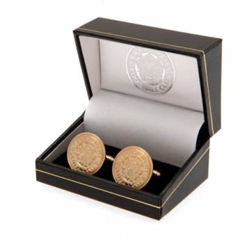 Leicester City butoni Gold Plated Cufflinks