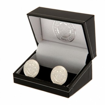 Leicester City butoni Silver Plated Formed Cufflinks