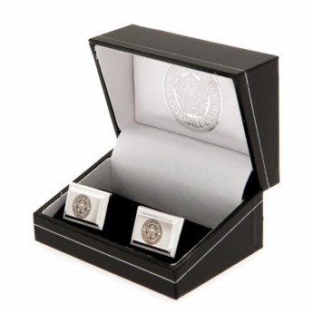 Leicester City butoni Silver Plated Cufflinks