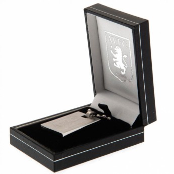 Aston Villa lănțișor de gât cu pandantiv câine Dog Tag & Chain