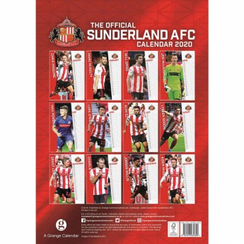 Sunderland calendar 2020 Team A3
