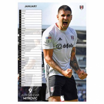 Fulham calendar 2020 Team A3