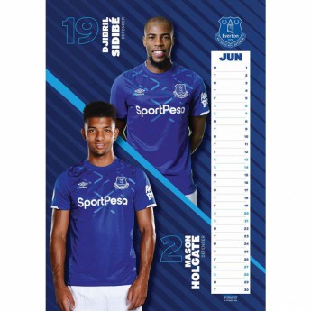 FC Everton calendar 2020 Team A3