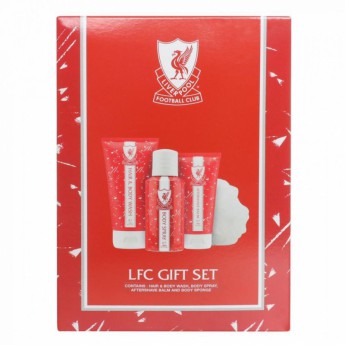 FC Liverpool set cadou Toiletries (Body spray, Aftershave balm, Body sponge)