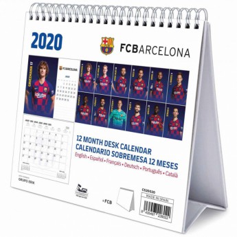 FC Barcelona calendar de birou stolní kalendář 2020