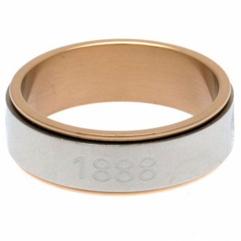 FC Celtic inel Bi Colour Spinner Ring Medium