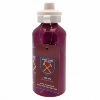 West Ham United sticlă de băut Aluminium Drinks Bottle SG signature