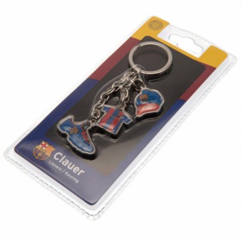 FC Barcelona breloc 3 Charm Keyring