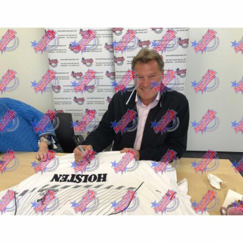 Legende tricou de fotbal Tottenham Hotspur FC Hoddle 1986 Signed Shirt