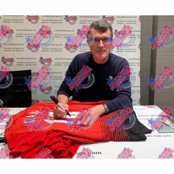 Legende tricou de fotbal Manchester United FC Keane 2018-2019 Signed Shirt