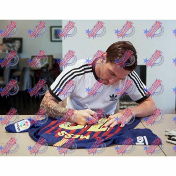 Legende tricou de fotbal FC Barcelona Messi 2018-2019 Signed Shirt