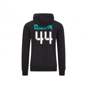 Mercedes AMG Petronas hanorac de bărbați cu glugă Lewis 44 hooded black F1 Team 2020