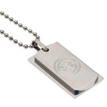 FC Celtic lănțișor de gât cu pandantiv câine Dog Tag