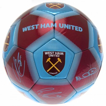 West Ham United balon de fotbal Football Signature WHM - size 5