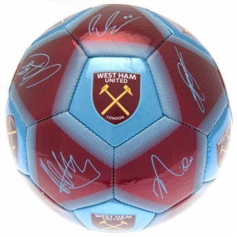 West Ham United balon de fotbal Football Signature WHM - size 5